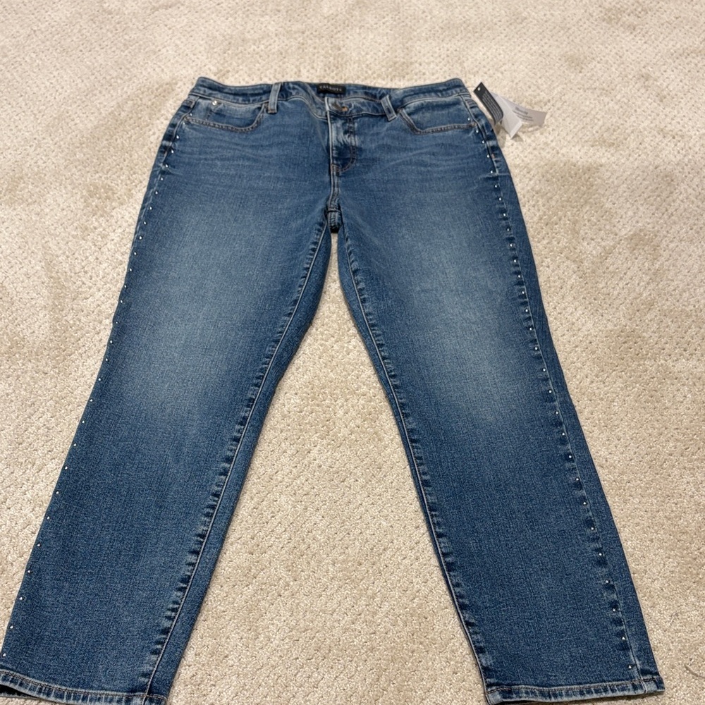 Talbots Women's Straight Leg Blue Jeans